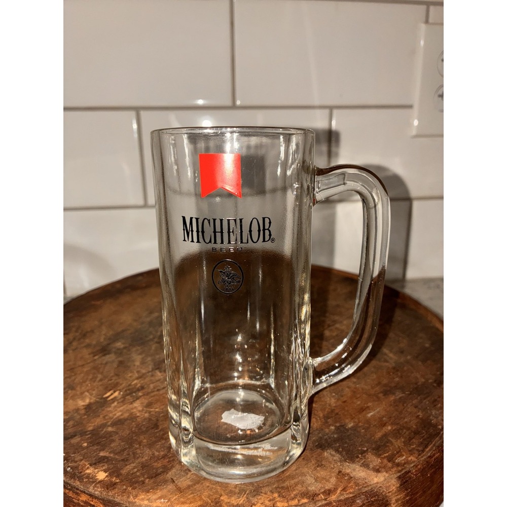 Michelob Glass Beer Mug‎ Stein Anheuser-Busch Barware